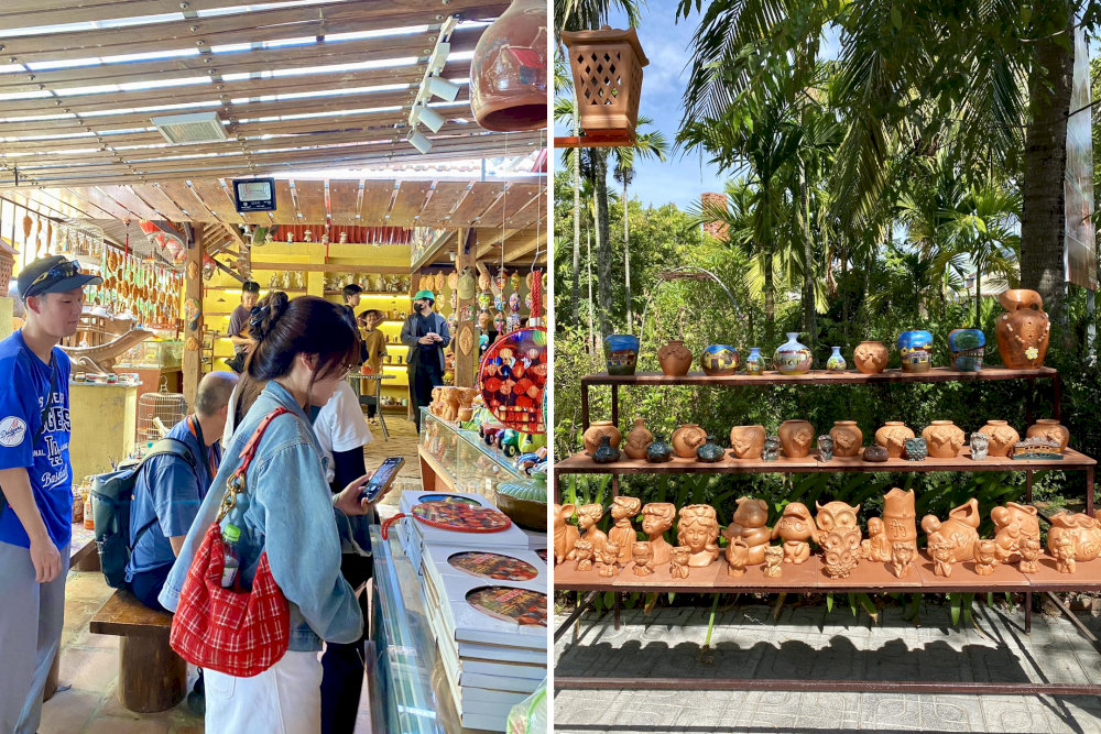 Every pottery item tells its own story, reflecting the dedication and meticulous craftsmanship of local artisans 